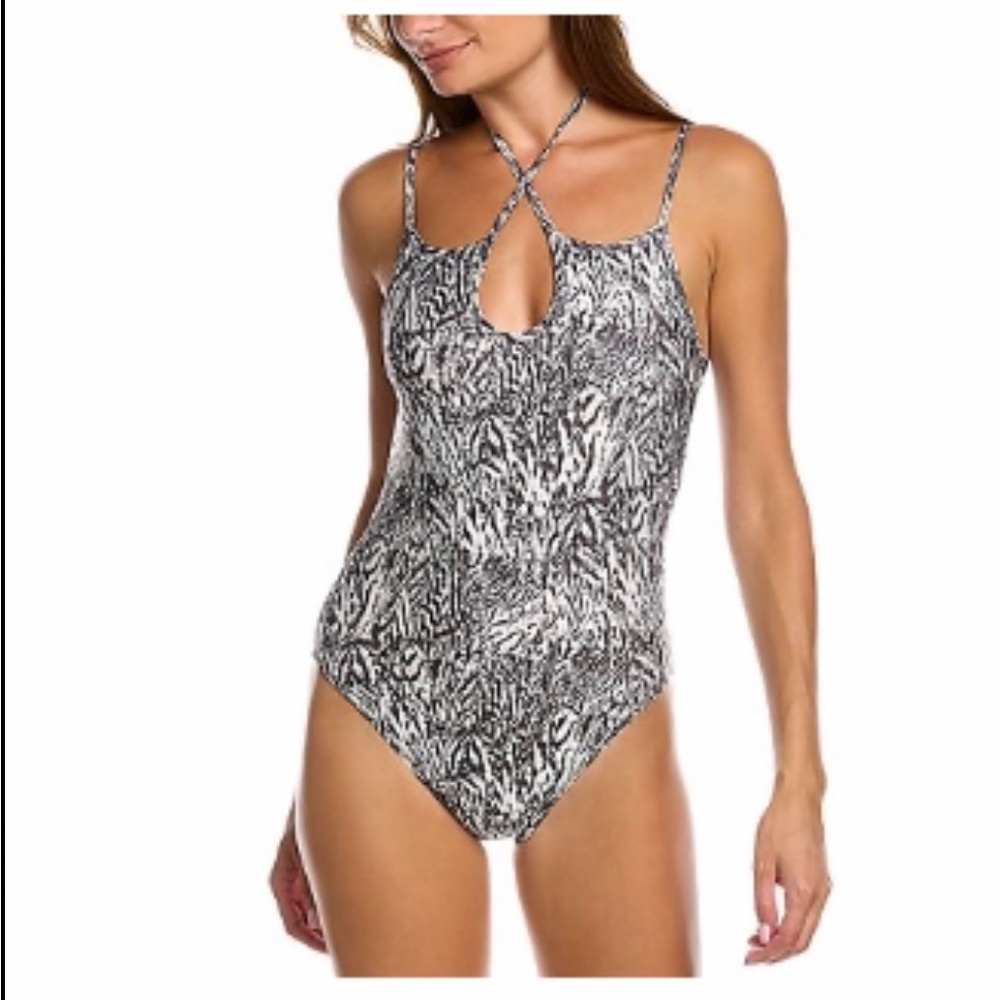 Luna Tuccini Animal Print One-Piece
